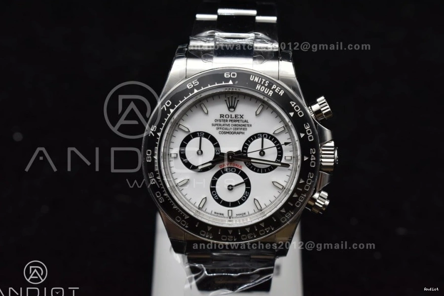 White BTF Steel Dial DD4131 904L 126500 Bracelet 1:1 Best SS Edition Daytona on 0203